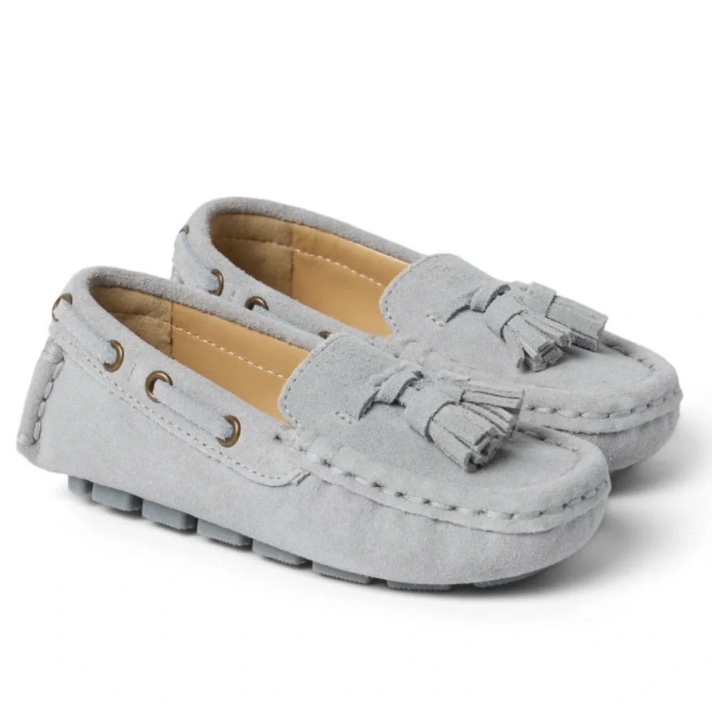 Janie and Jack Suede Driving Shoe